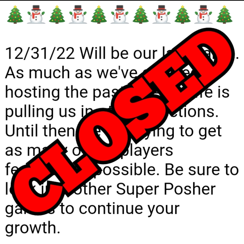 🎉2023🎉HAPPY NEW YEAR🍾🥂 GAME OFFICIALLY CLOSED 💙WE ARE 4EVER GRATEFUL